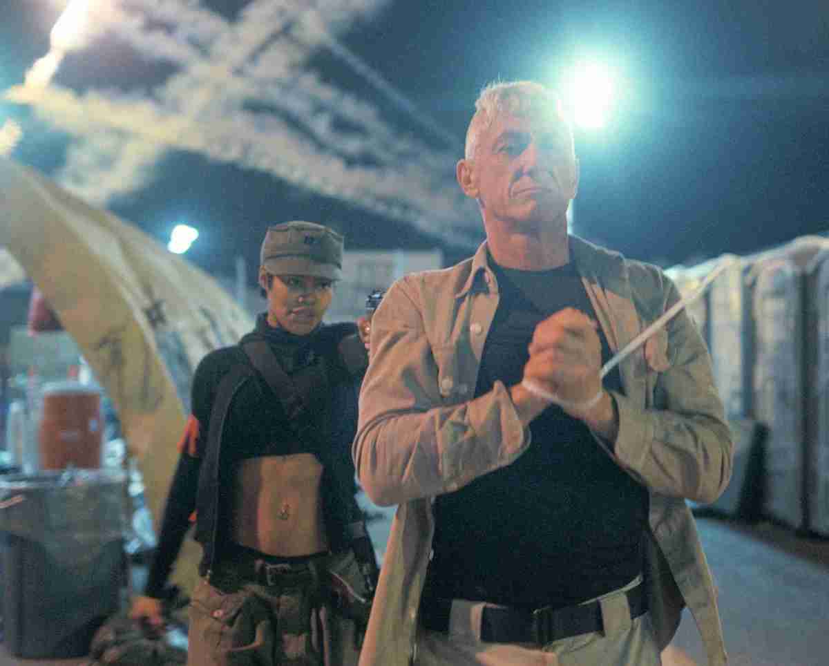 Sean Penn and Teyana Taylor in One Battle After Another