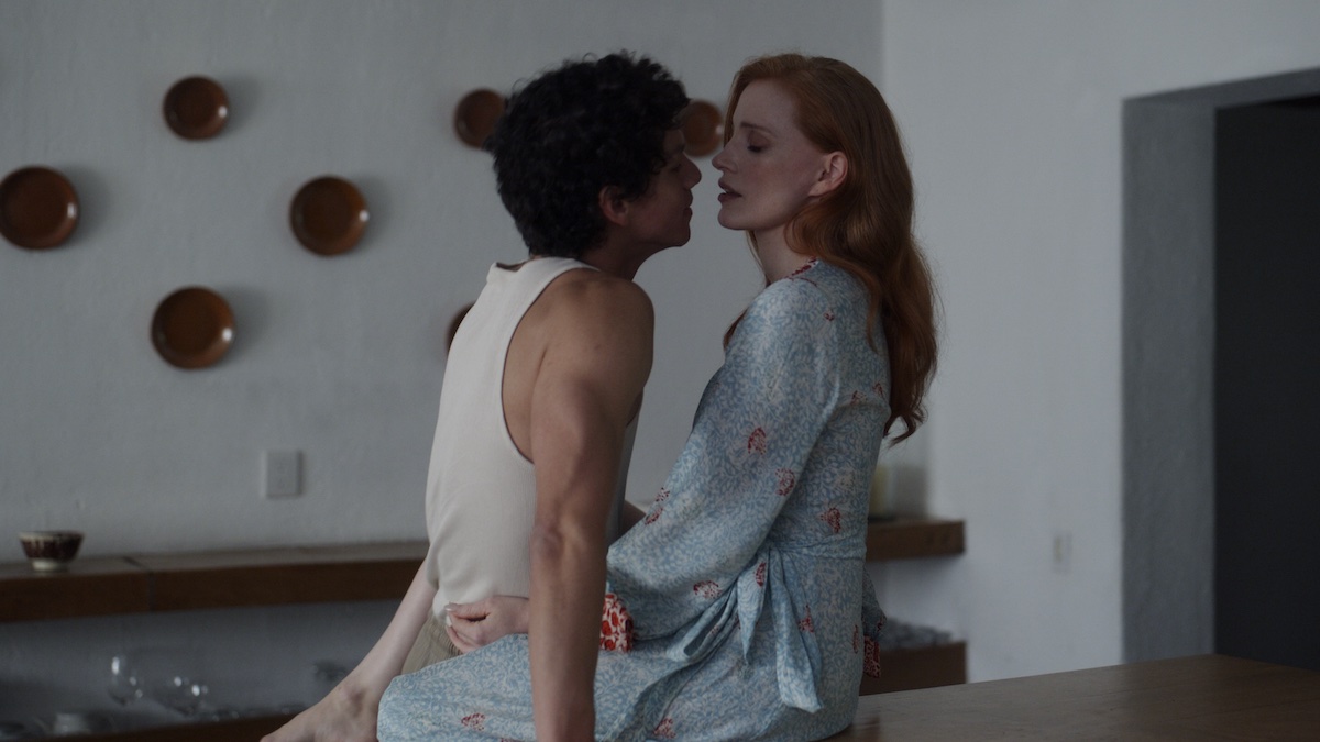 Jessica Chastain and Isaac Hernández in Dreams