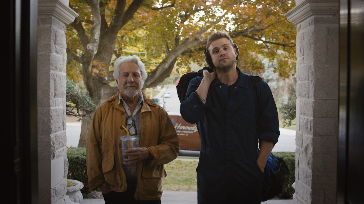 Dustin Hoffman and Leo Woodall in Tuner 