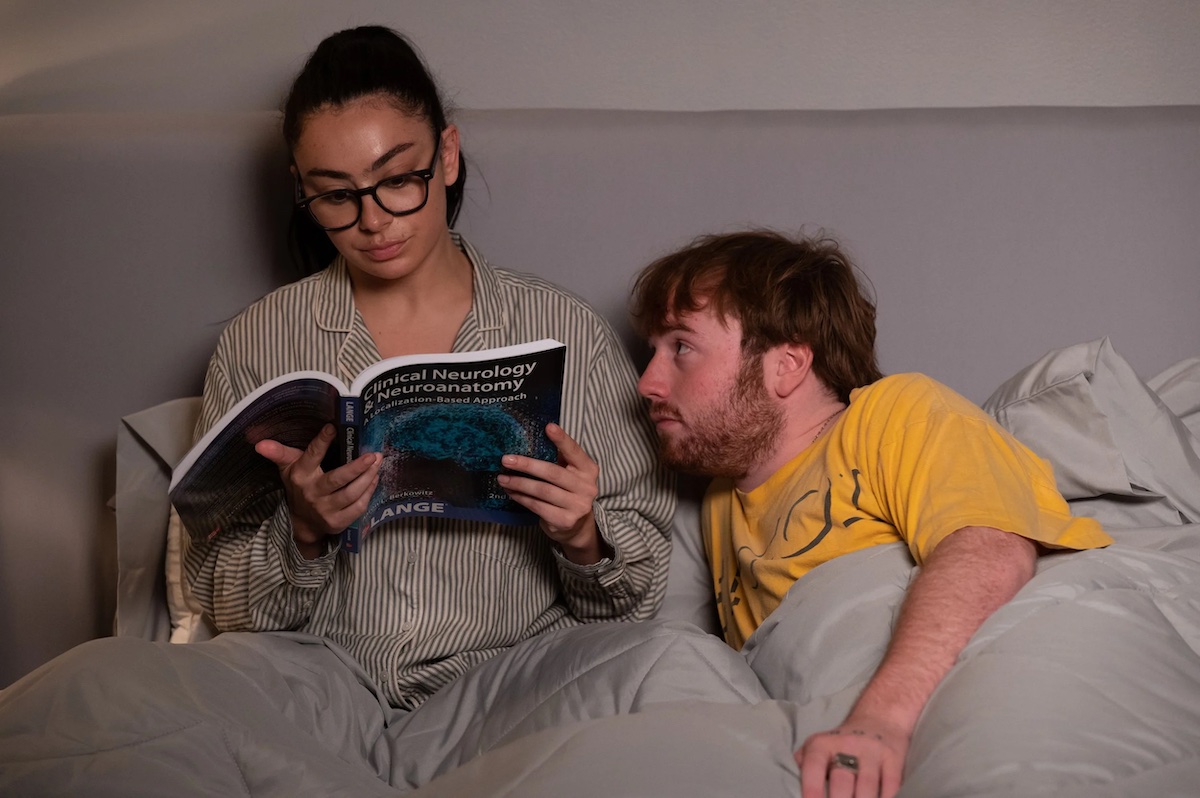 Charli xcx and Cooper Hoffman in I Want Your Sex