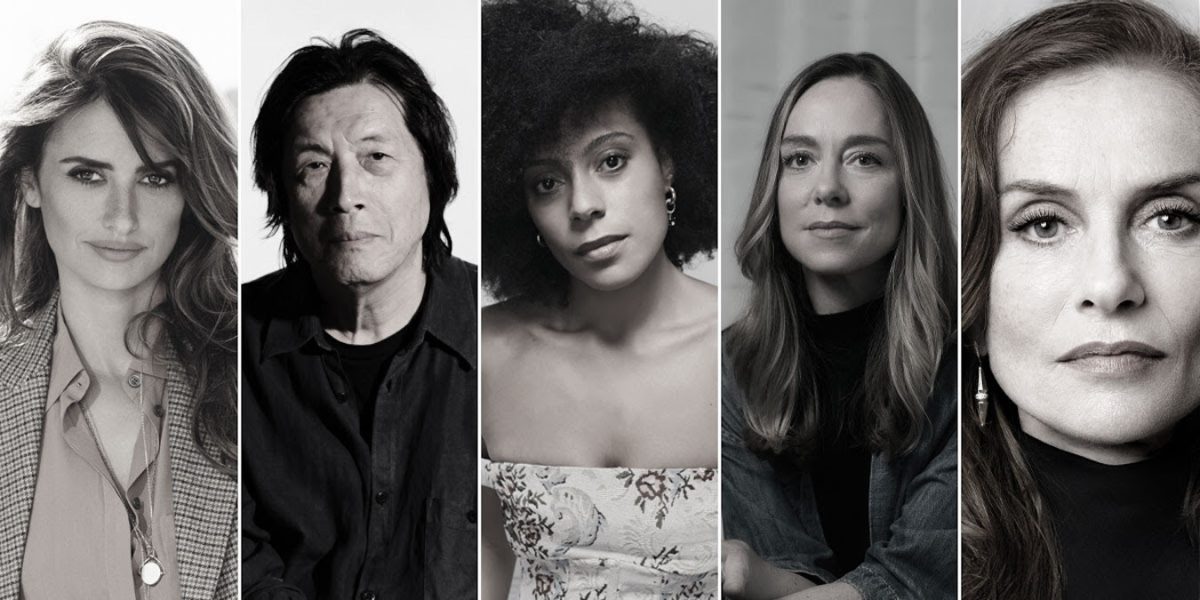 (L-R) Penélope Cruz, Lee Chang-dong, Rosalind Eleazar, Siân Heder, Isabelle Huppert