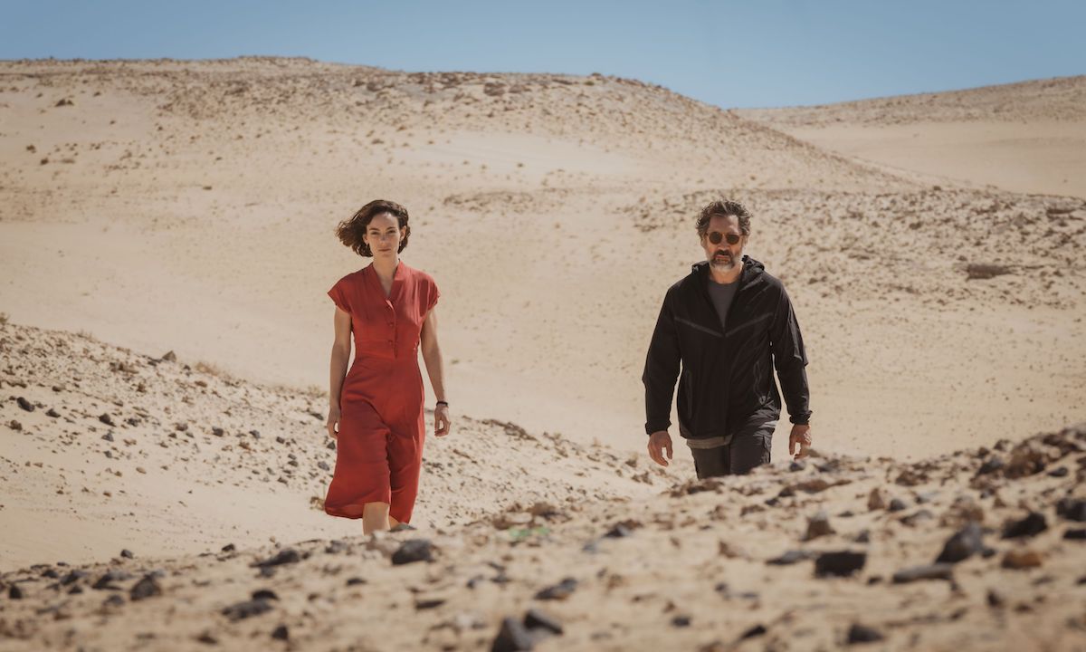 Javier Bardem and Victoria Luengo in The Beloved